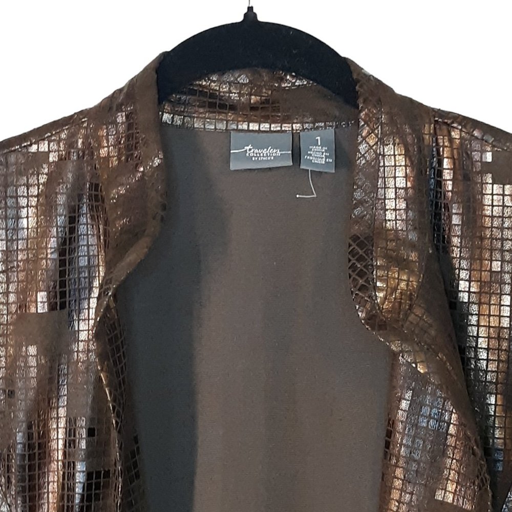 Metallic Duster Jacket - Picture 4 of 16